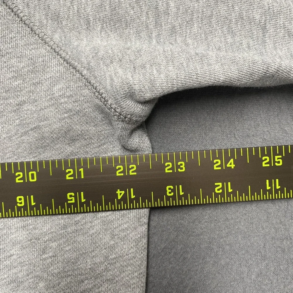 Nike Hoodie Mens Medium Gray Pullover‎ Graphic Swoosh Logo Sweatshirt 717289-063